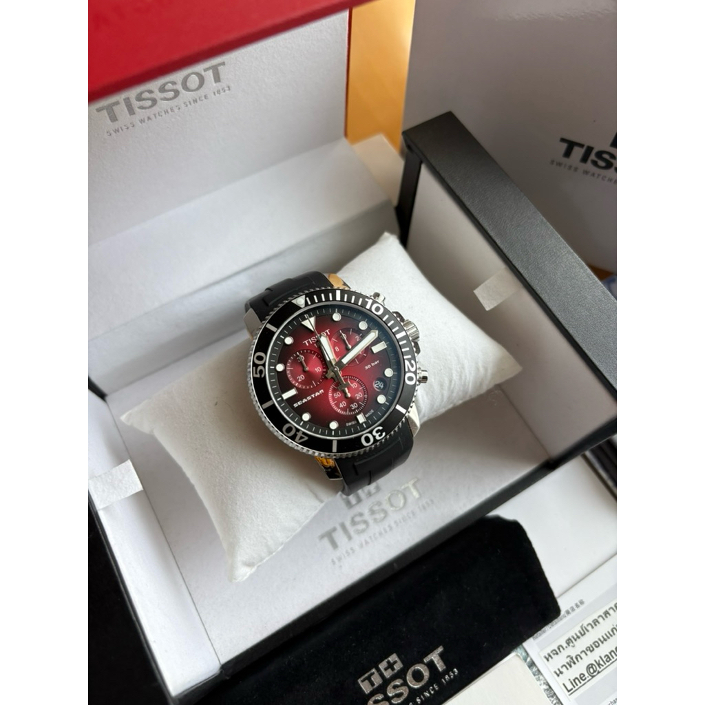 นาฬิกา Tissot Seastar Chronograph มือสองสภาพใหม่เอี่ยม