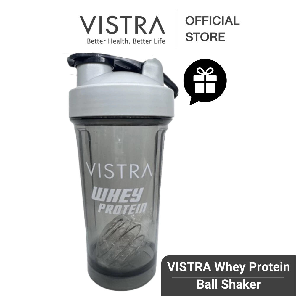 Free gift VISTRA Whey Protein Ball Shaker