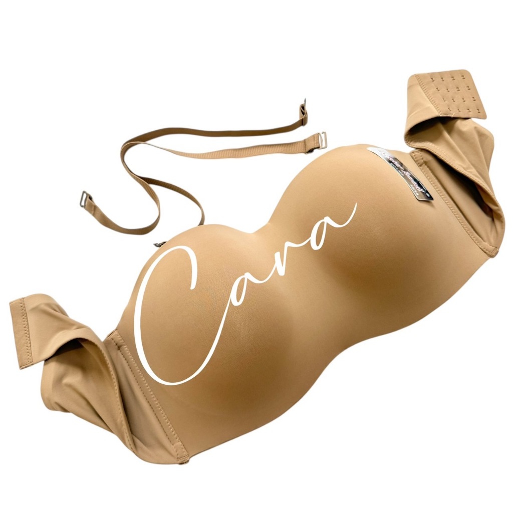 sister hood 322 เสื้อในเกาะอก มีโครง ไซส์ใหญ่ ไร้สาย ครึ่งทรง เต้าเรียบ กระชับ สาวอวบเซ็กซี่ - รูปที่ 6