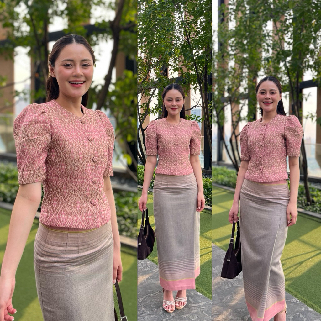 อัพลุคสวยชุดเซ็ตไทยสไตล์✨ ชื่อรุ่น: โอปอลเซ็ต