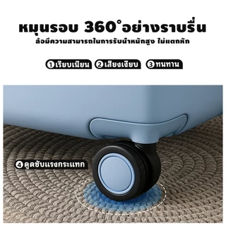 กระเป๋าเดินทางเด็ก 20นิ้ว ใช้ขึ้นเครื่องได้ ที่นั่งในตัว ล้อลาก360° เฟรมอลูมิเนียม น้ำหนักเบา พร้อมล็อค