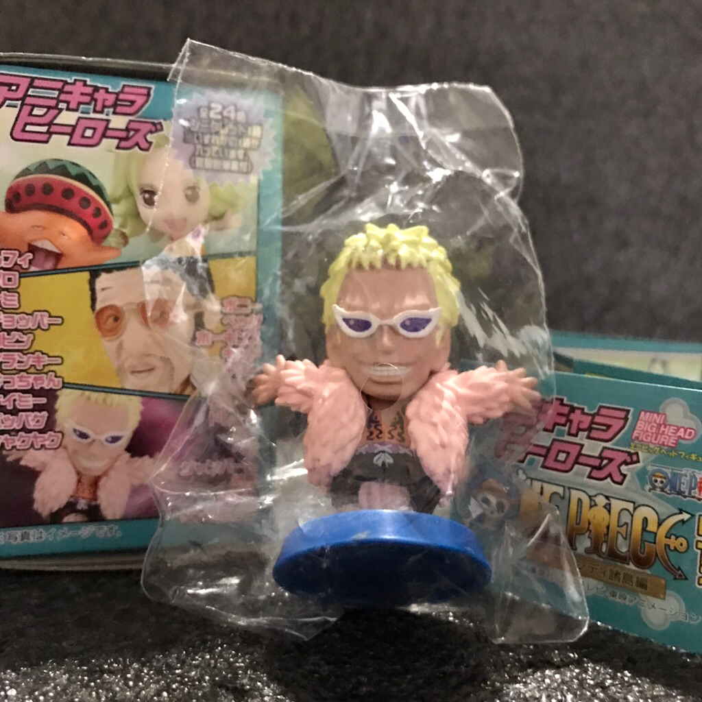 [มือ 1 JP มีกล่อง Plex] MBH Doflamingo One Piece Mini Big Head Vol.9 ฟิกเกอร์วันพีช โดฟลามิงโก้