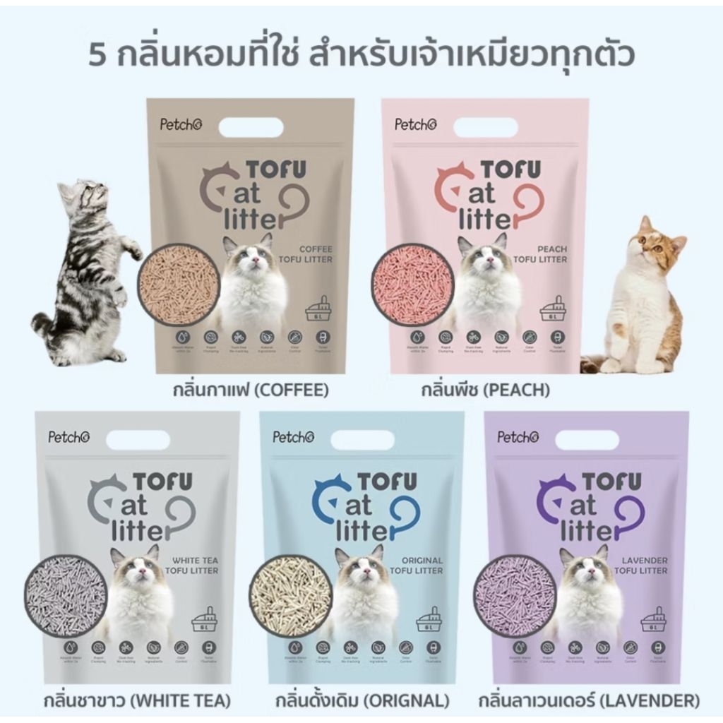 ทรายเต้าหู้ ทรายแมว   ผลิตจากถั่วเหลือง100% ราคา ถูกที่สุด ดีลบีเคเค แกลเลอรีภาพที่ 5