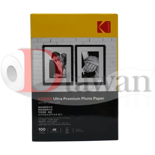 กระดาษโฟโต้ โกดัก Kodak ผิวด้าน 270 แกรม 4R 4x6 นิ้ว 100แผ่น กระดาษพิมพ์ภาพคุณภาพสูงเทียบเท่าร้านถ่ายรูป ระดับมืออาชีพ