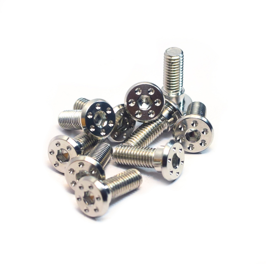 น็อตสแตนเลส จานดิส รุ่น WAVE/GIORNO/LEAD/ADV/CLICK/PCX(หัวดอกไม้ M8 12X25mm) น็อตจานดิส นินจา,ซีบีอา - รูปที่ 3