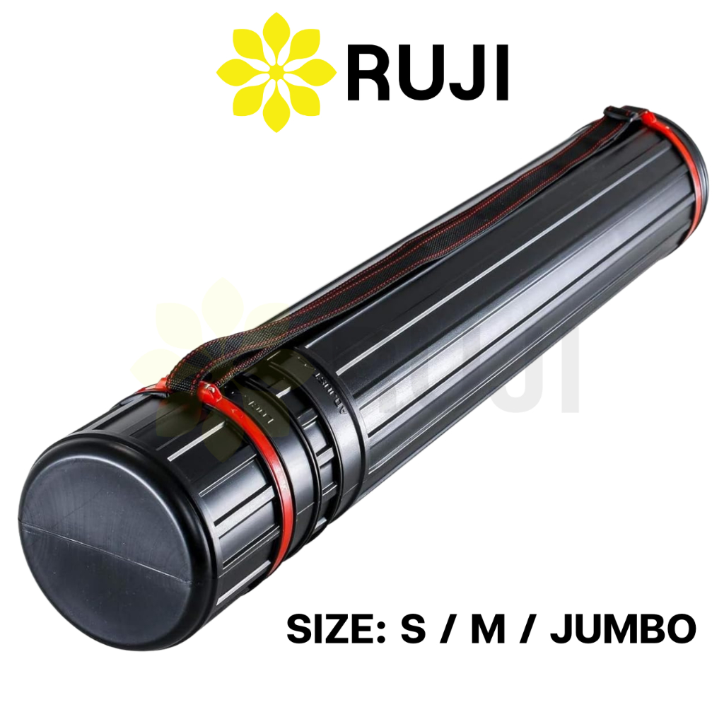 RUJI กระบอกใส่แบบ กันน้ำ Drawing Tube A0 / A1 / A2 / A3 / A4 กระบอกใส่ชิ้นงาน กระบอกใส่เอกสาร กันแดด