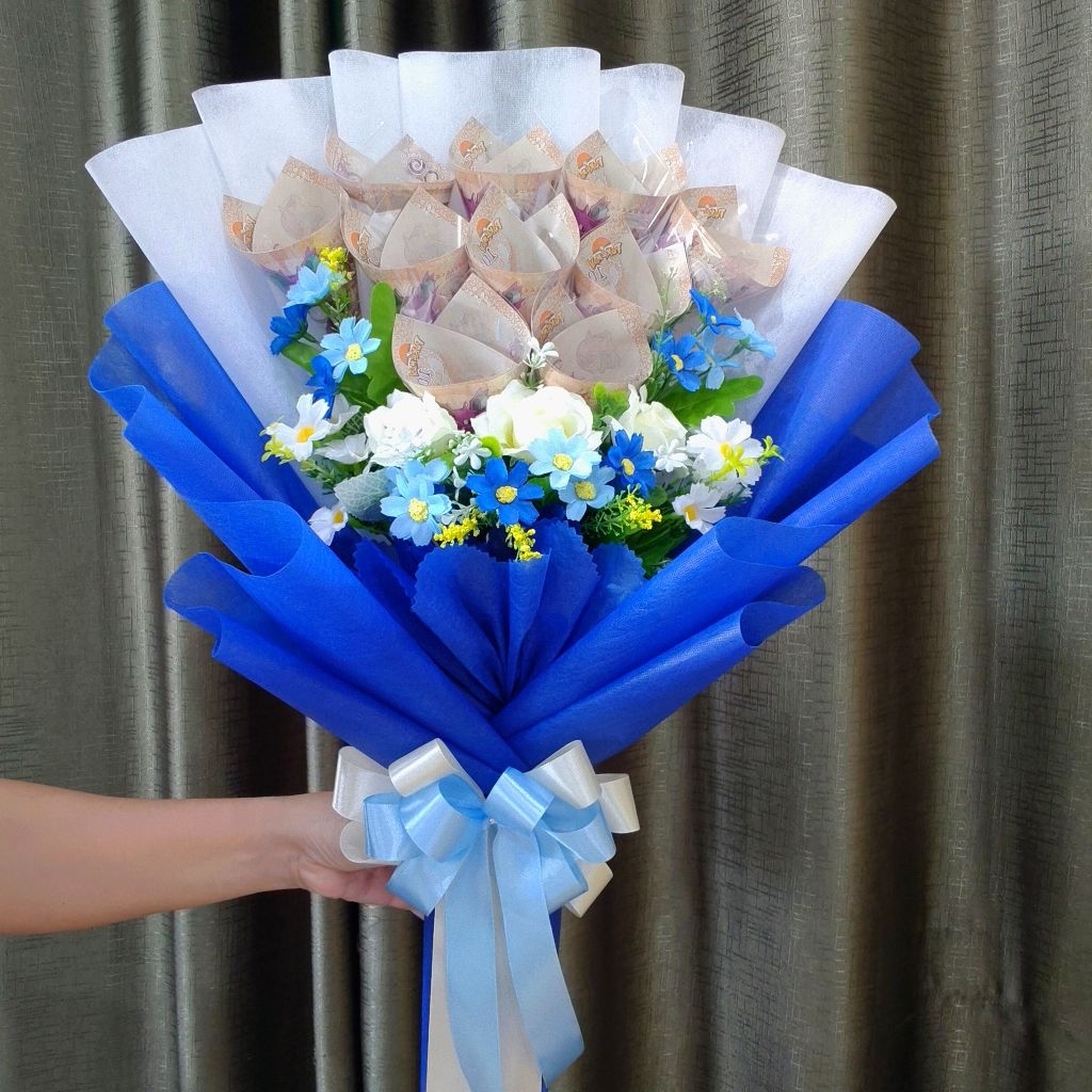 ช่อธนบัตร ช่องใส่เงินทรงกรวยขนาด 10 ใบ