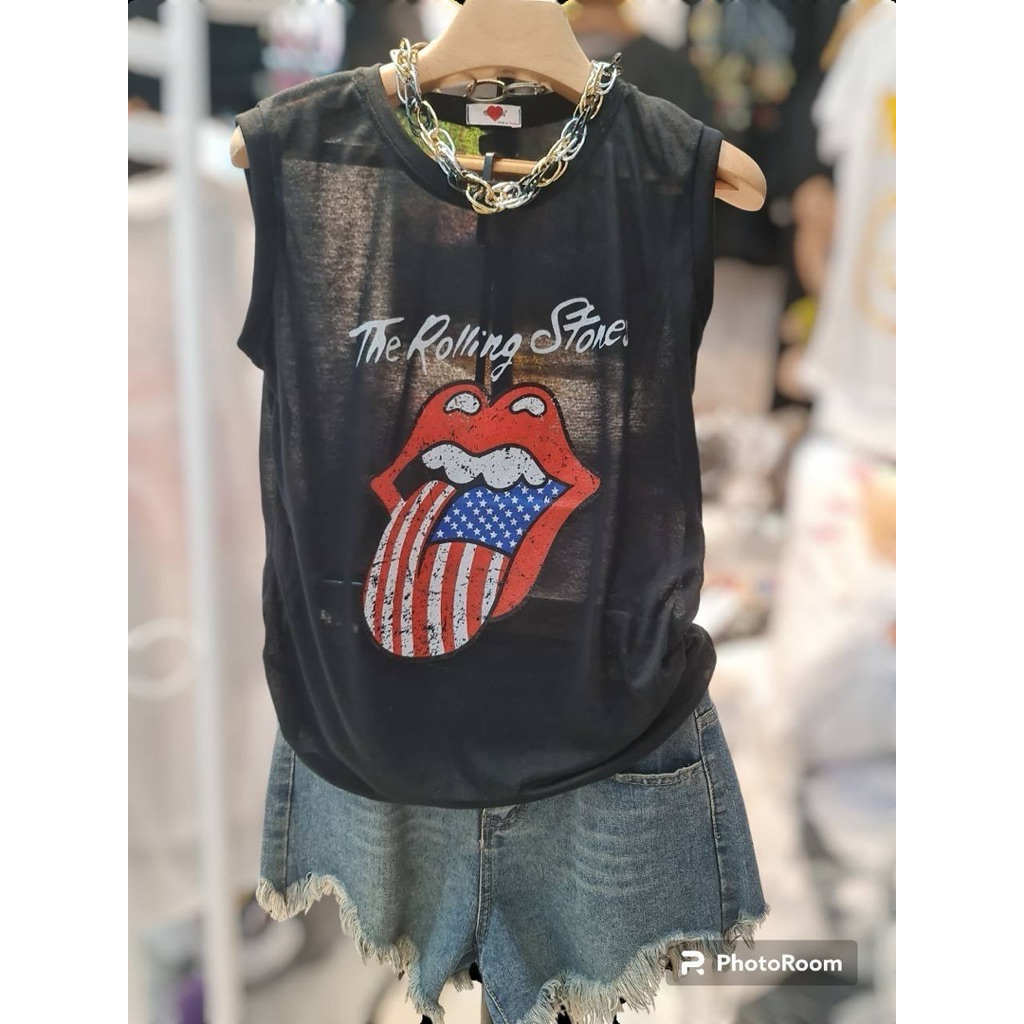 เสื้อกล้ามผ้าบาง อก32-36