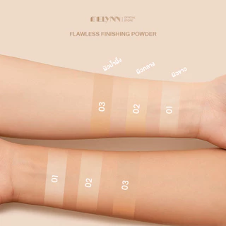 MELYNN - FLAWLESS FINISHIG POWDER แป้งผสมรองพื้นสูตรบางเบา ไม่หนักหน้าติดทนตลอดทั้งวัน