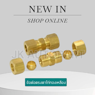 ข้อต่อตรงตาไก่ทองเหลือง ยูเนี่ยนตาไก่ทองเหลือง ตาไก่ 2 ข้าง …