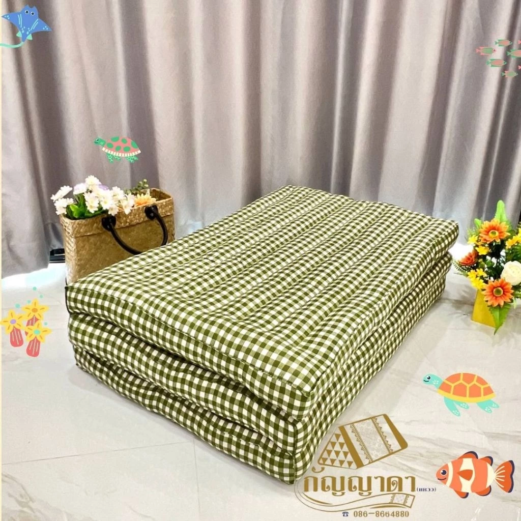 ที่นอน3พับ 70*180cm./90*180cm./110*180cm/150*180cm./180*180cm thumbnail 4