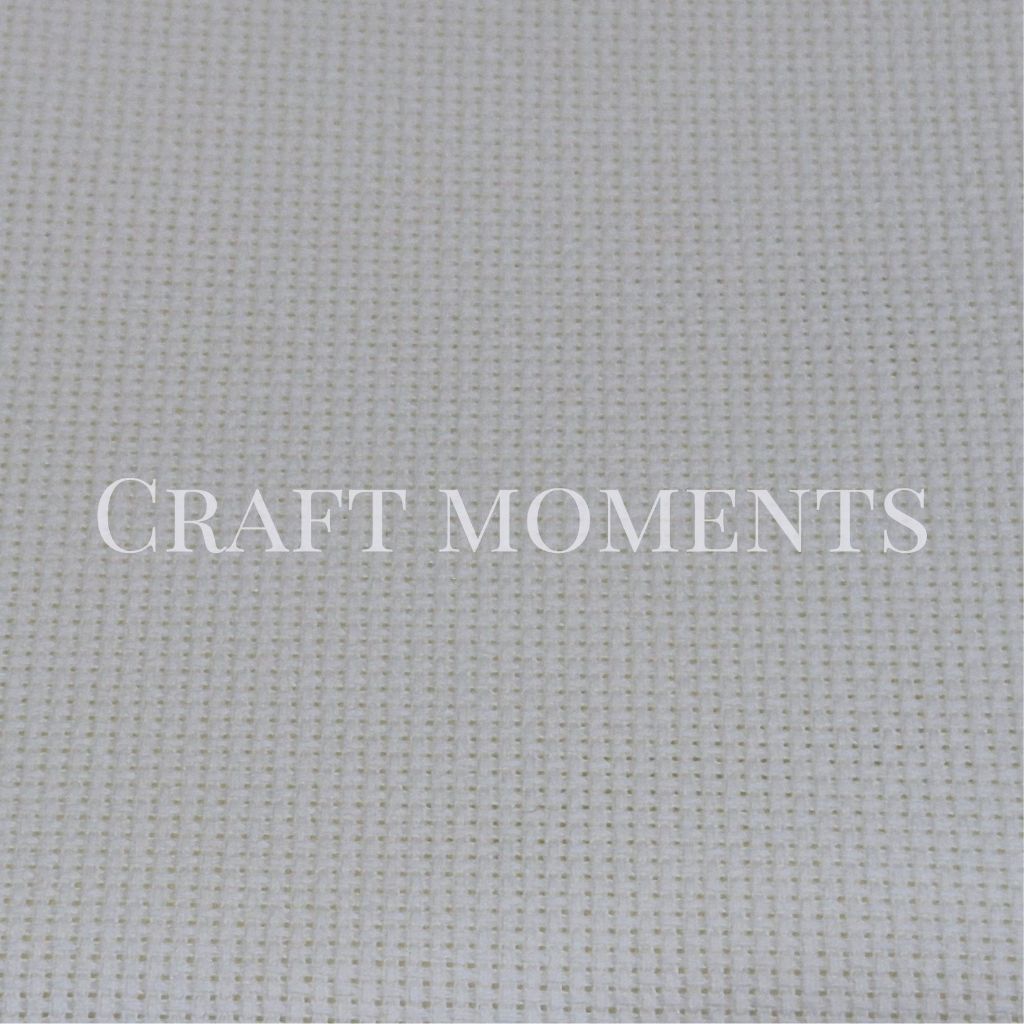 CRAFT MOMENTS: ผ้าปักครอสติช เนื้อแข็ง CROSS STITCH FABRIC กว้าง 60