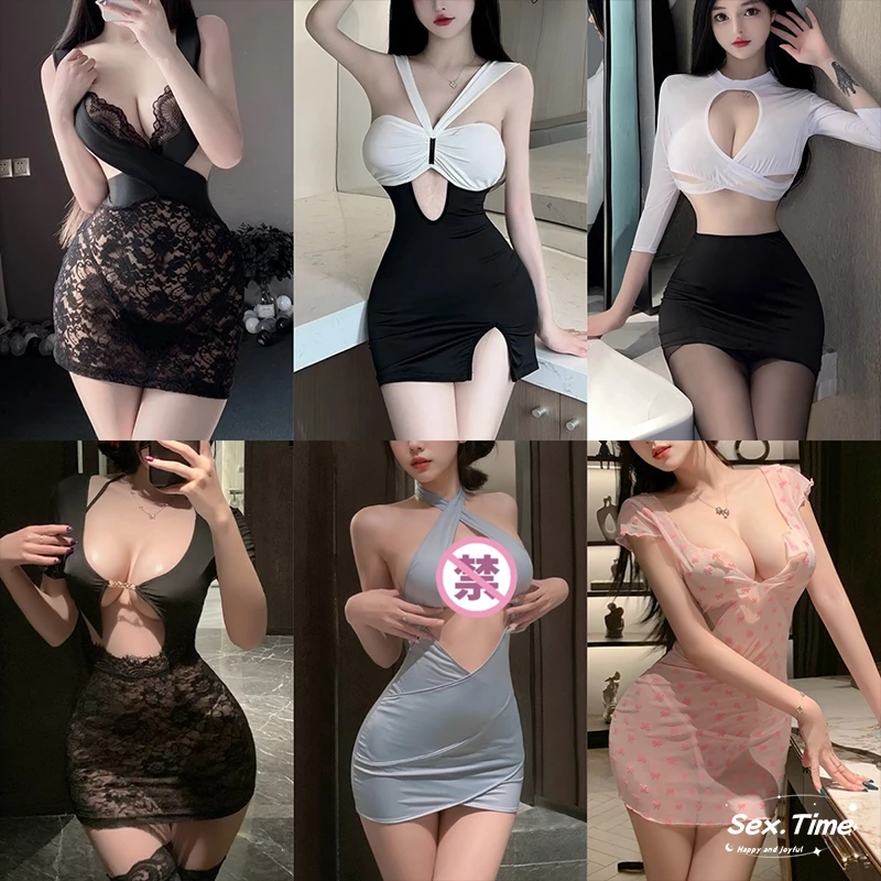 💚Sex time💜ชุดไม่ได้นอน ชุดเลขา กระโปรงทรงสะโพก คอสเพลย์ sexy ส่งไวจากไทย