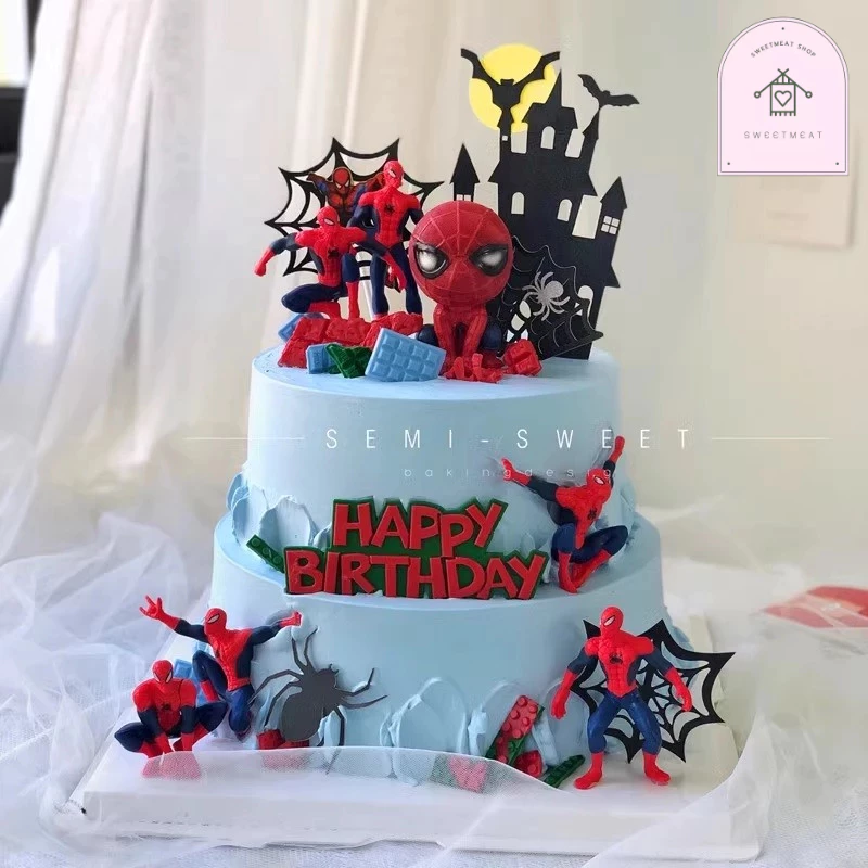 โมเดล ตุ๊กตา สไปร์เดอร์แมน Spiderman Marvel แต่งเค้ก