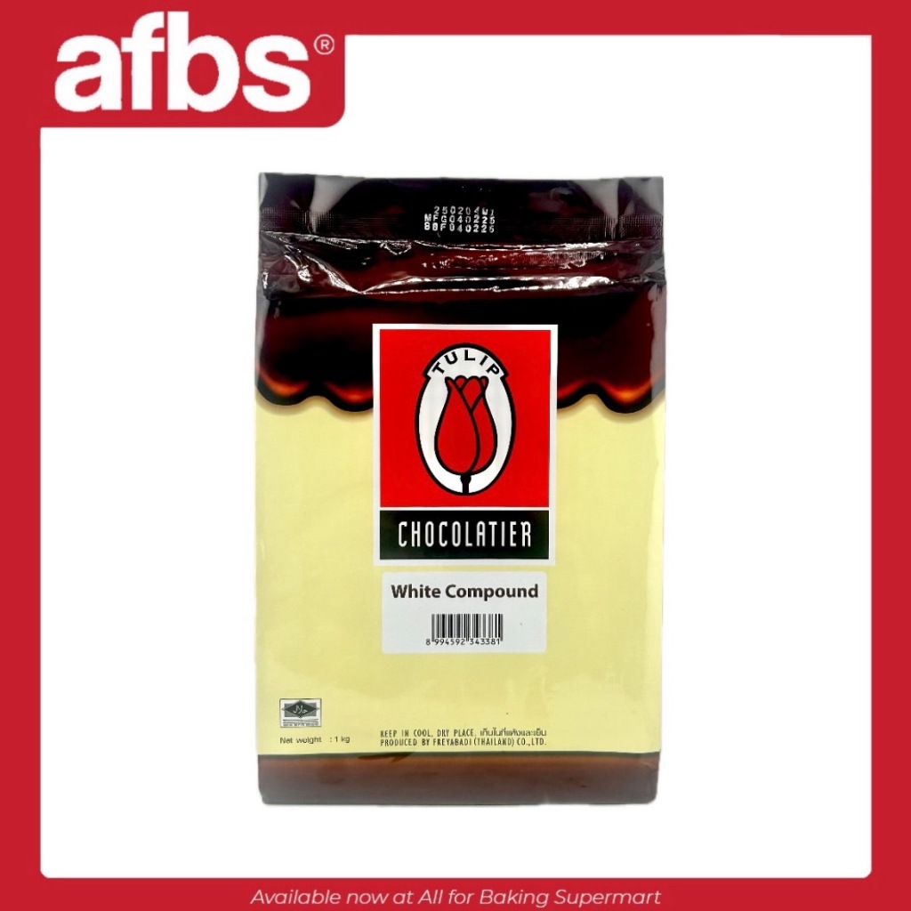 AFBS Tulip White (แบบแผ่น) Compound 1 kg. #1109066