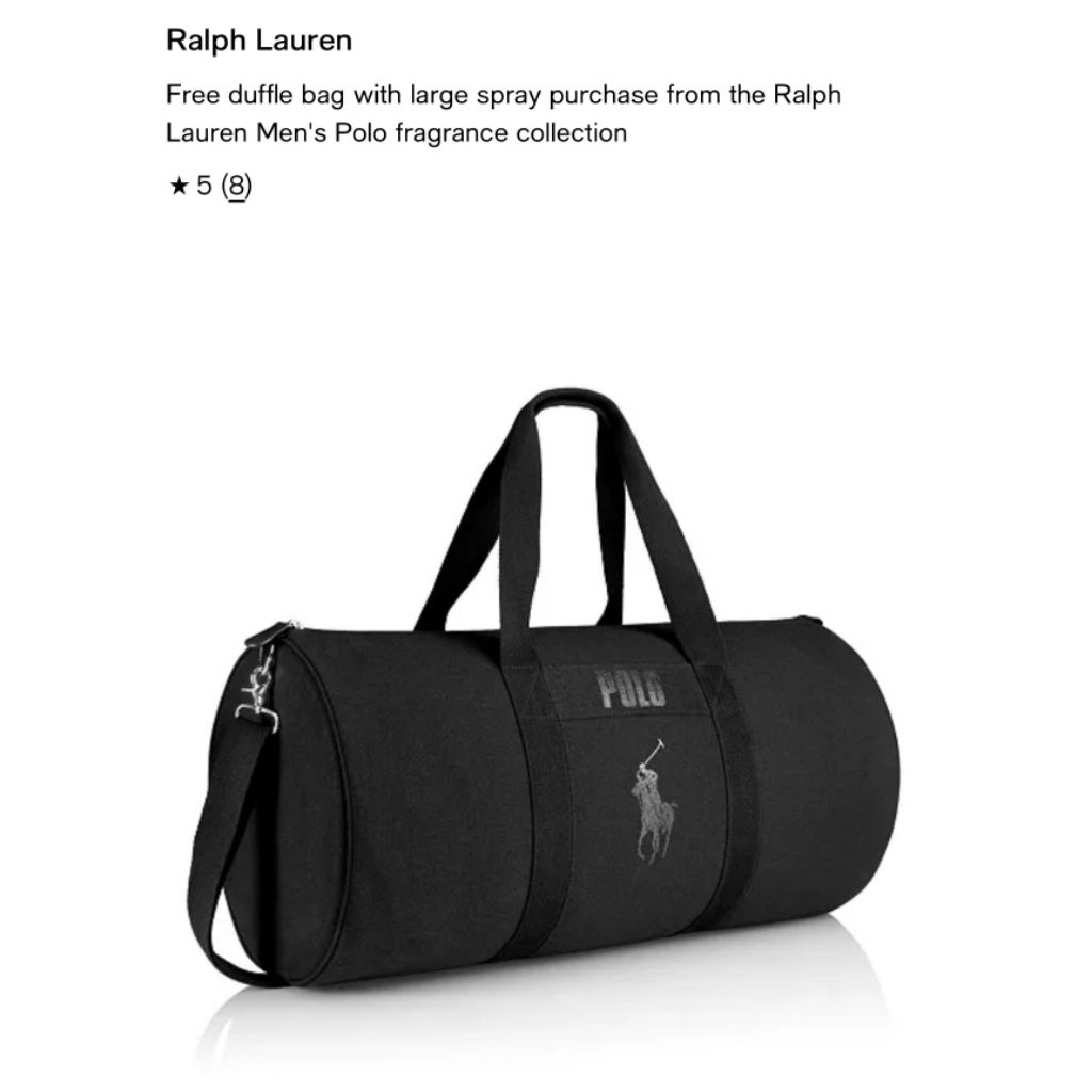 กระเป๋าPOLO Ralph lauren. Daffle bag. 