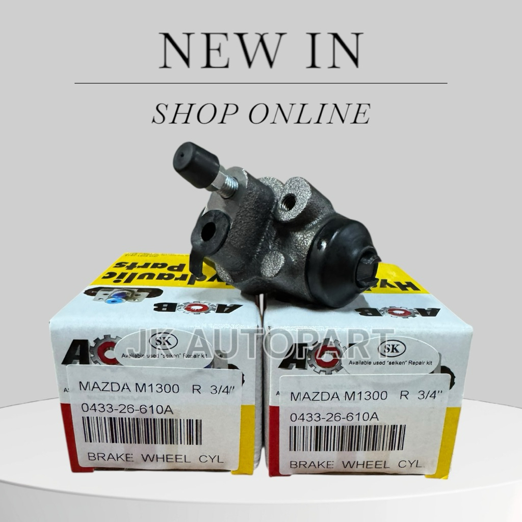 ACB กระบอกเบรคหลัง MAZDA M1300 3/4นิ้ว RH-LH ใส่ได้ทั้งข้างขวา-ซ้าย (0433-26-610A)/RGNKP