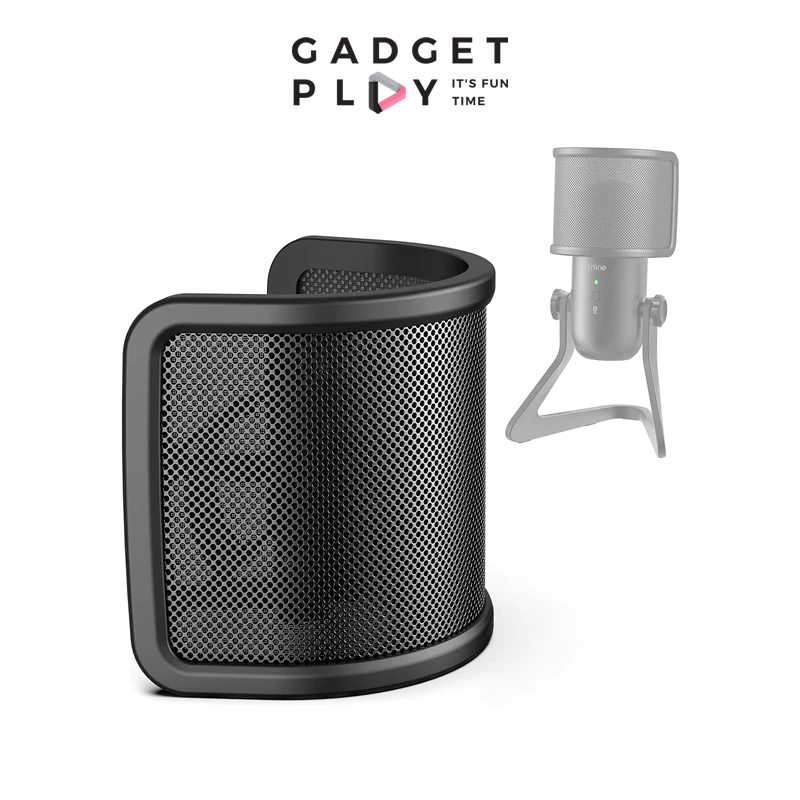 [กรุงเทพฯส่งด่วน] FIFINE U1 Pop Filter ที่กรองเสียงพ่นลม สำหรับไมค์ USB/XLR โครงโลหะแข็งแรง กะทัดรัด