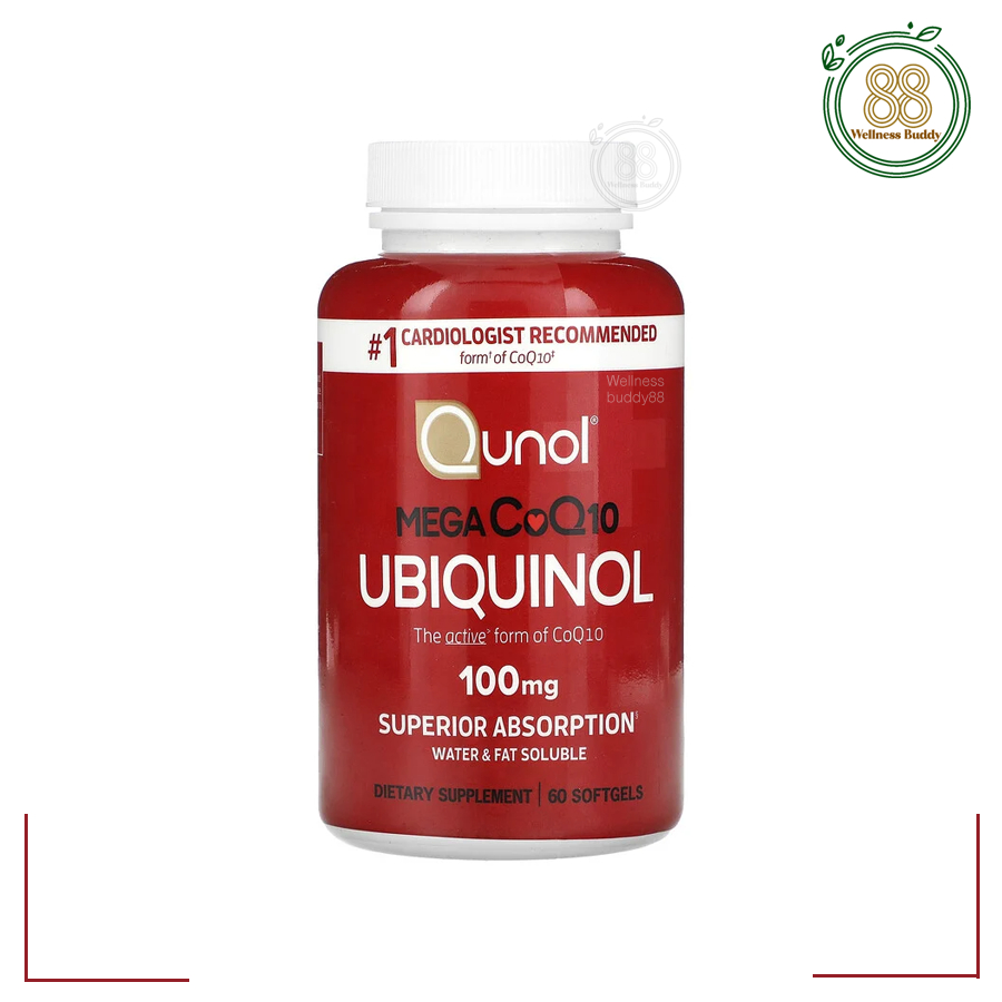 Qunol, Mega CoQ10 Ubiquinol, 60 Softgels