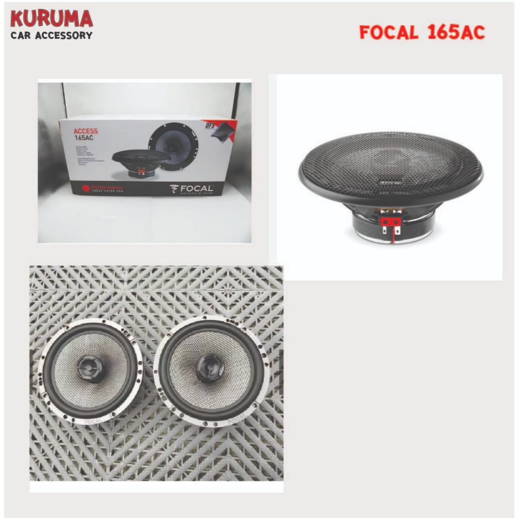 ลำโพง Focal 165 AS แยกชิ้น/Focal 165 AC แกนร่วม pack คู่ Focal 165 AS+AC