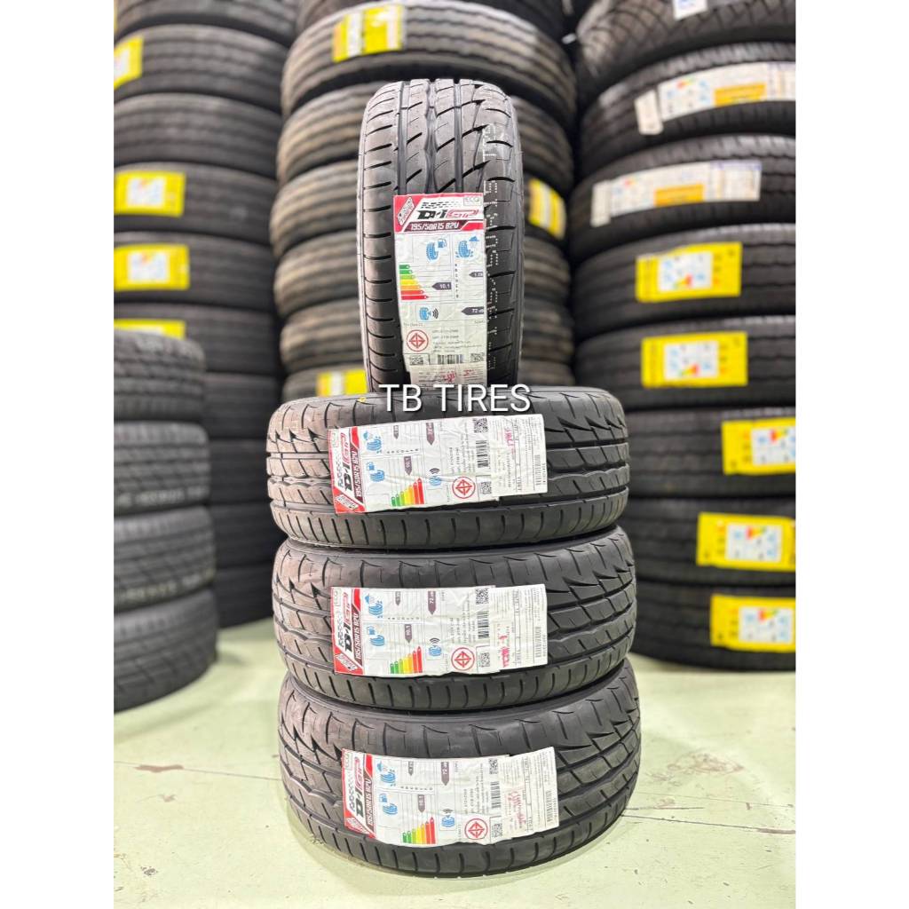 ยางรถยนต์ 195/50R15 82V D-1GP // LENSO TIRES (ยางใหม่ค้างปี 2024)