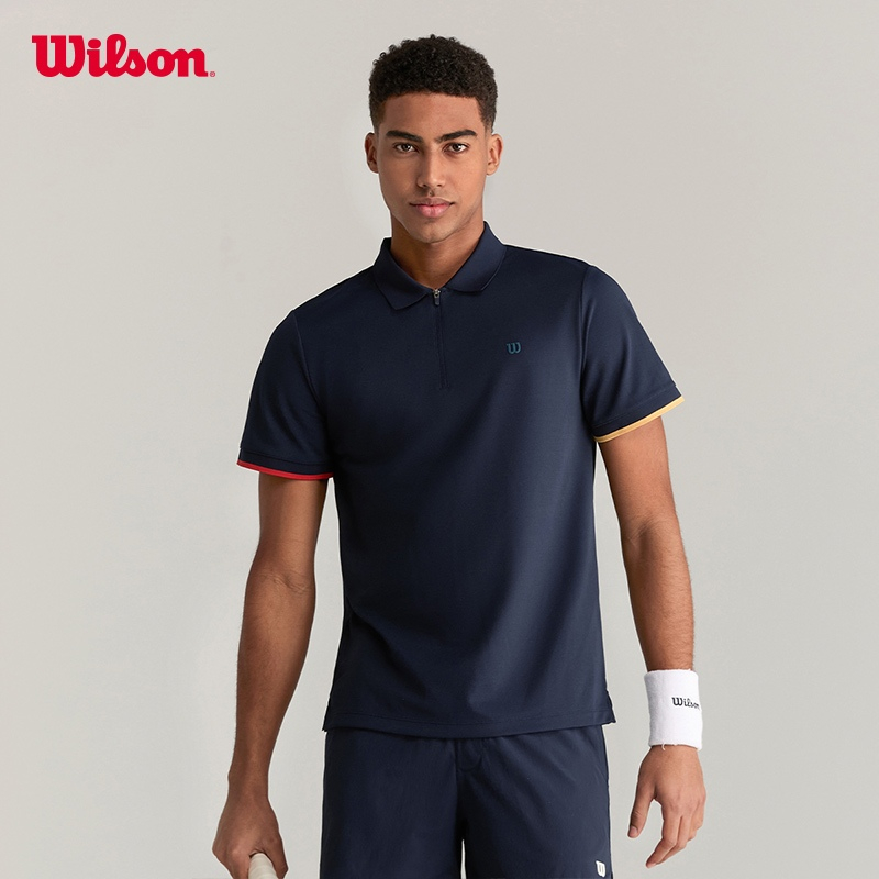 Wilson Men ON THE DAILY POLO เสื้อโปโล WM20083512DBC Official Store ราคา ถูกที่สุด ดีลบีเคเค