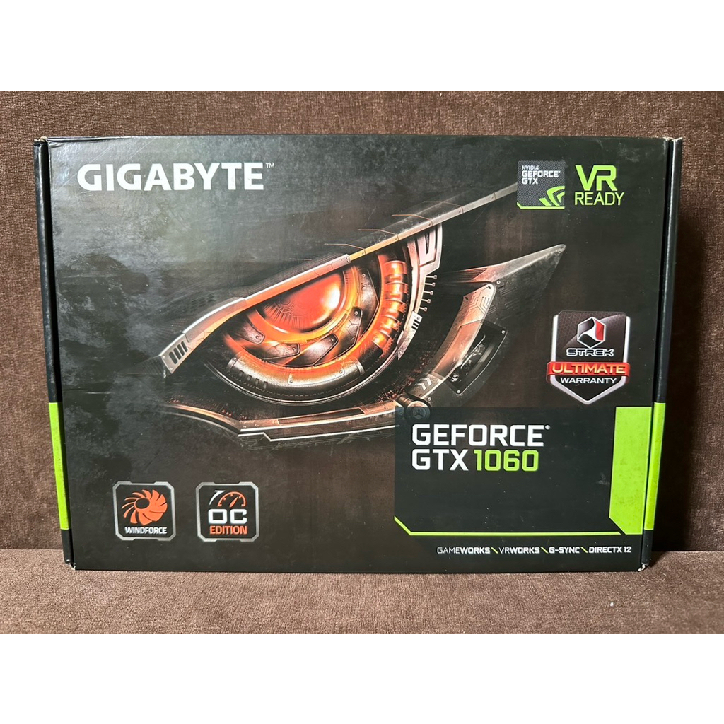 กล่องการ์ดจอ Gigabyte geforce gtx 1060