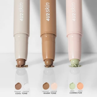 4U2 SKIN DUO COLOR CORRECTOR - คอร์เรคเตอร์สติ๊ก 4u2Corrector คอลเลคเตอร์สีพีช Correctorใต้ตา