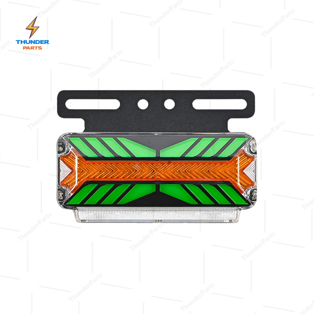 ไฟราวข้าง 1ชิ้น 24V LED ไฟข้างรถพร้อมไฟส่องพื้น ไฟวิ่ง ไฟสัญญาณรถบรรทุก รถพ่วง และทั่วไป (Brice) - รูปที่ 3