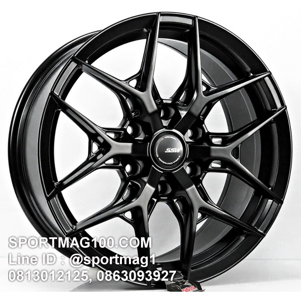 ล้อแม็กซ์ SSW S386 ขอบ18นิ้ว 6รู139.7 สีดำด้าน กว้าง8นื้ว  Offset40 [22098]