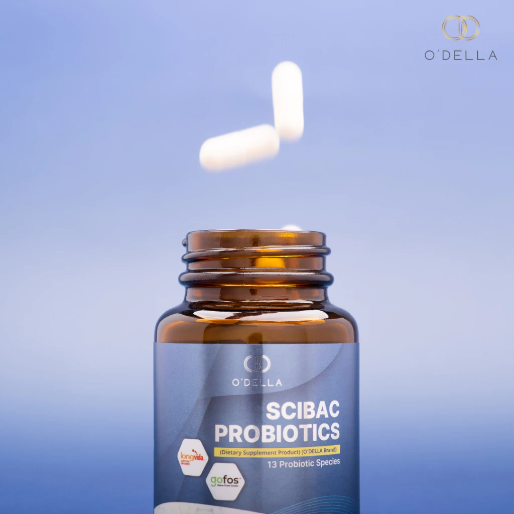 O'DELLA SCIBAC PROBIOTICS : อาหารเสริมโพรไบโอติกส์ชนิดแคปซูล จำนวน 30 แคปซูล thumbnail 7