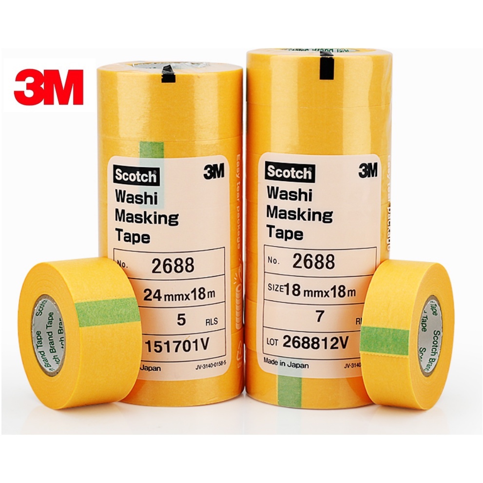 กระดาษกาวย่น washi 3M