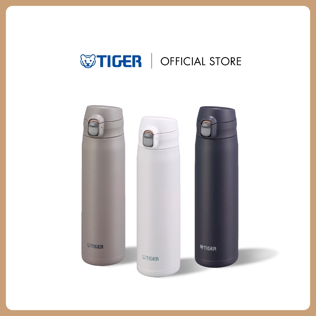 TIGER ไทเกอร์กระบอกน้ำสเตนเลสสุญญากาศฝากด0.75ล.(MTR-W075)