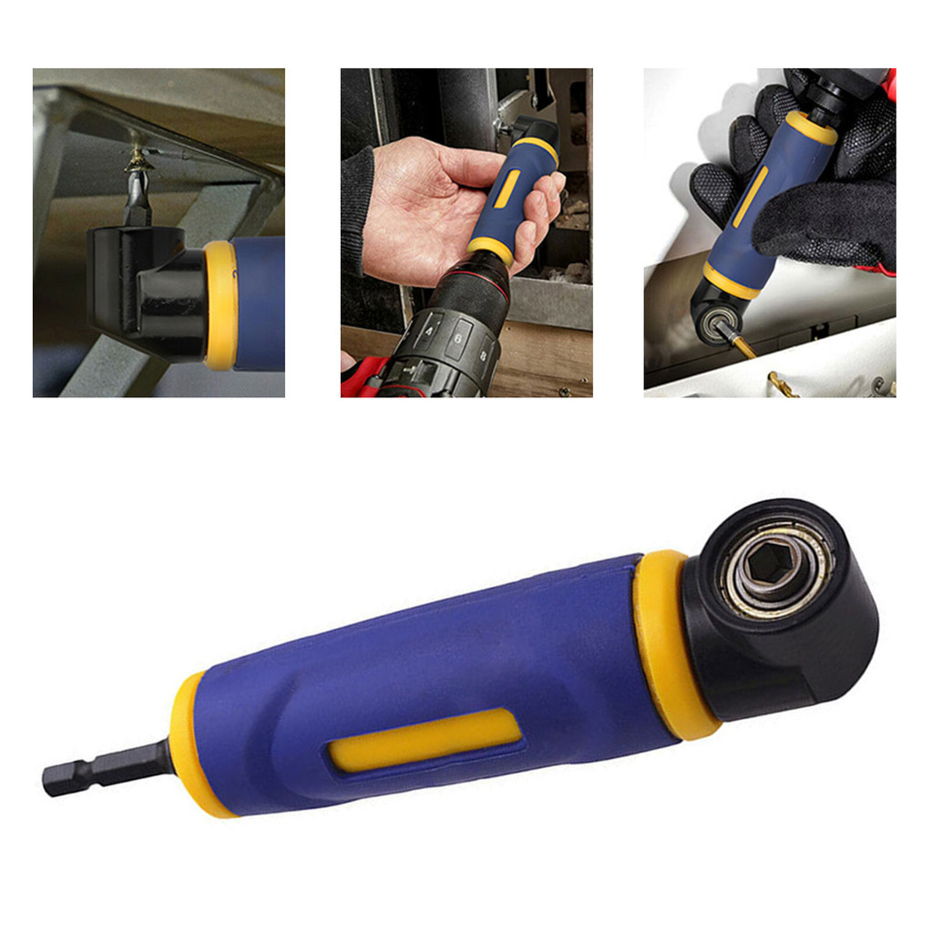 ถูกที่สุด Lock Easy Release Angle Adapter Screwdriver Accessory Bits Universal Electric Drill Corner 90 Degree Torque10N