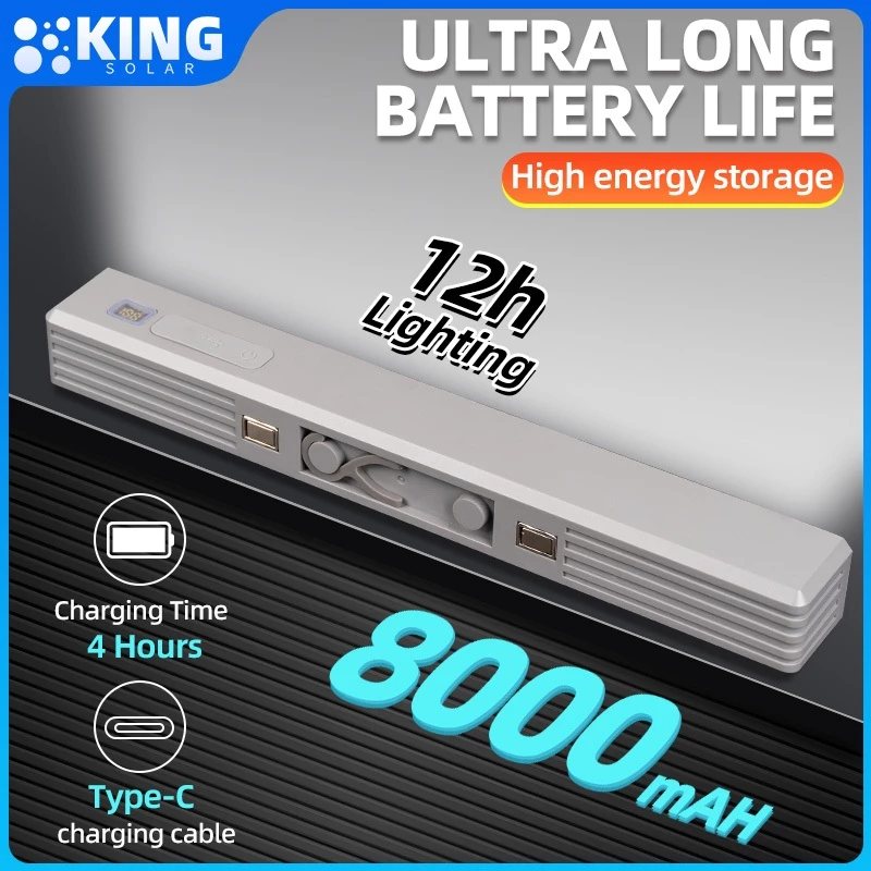 KING ไฟแคมป์ปิ้ง 7500mAh ไฟเต้นท์ ไฟอัจฉริยะ โคมไฟเต้นท์ แสง LED ปรับระดับได้ ไฟเดินป่า light camping ไฟฉุกเฉิน led น้ำห thumbnail 6