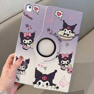 🌻24 ชั่วโมง🌻เคสป้องกัน iPad Kuromi pro11หมุนได้ 360° Air8 Gen10 เหมาะสำหรับรุ่น gen12 gen11 purple