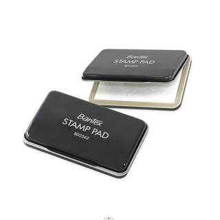 Bantex แท่นประทับตรา ตรายาง แผ่นประทับ มี3ขนาด S / M / L หมึกเติม สีแดงและสีน้ำเงิน Stamp Pad