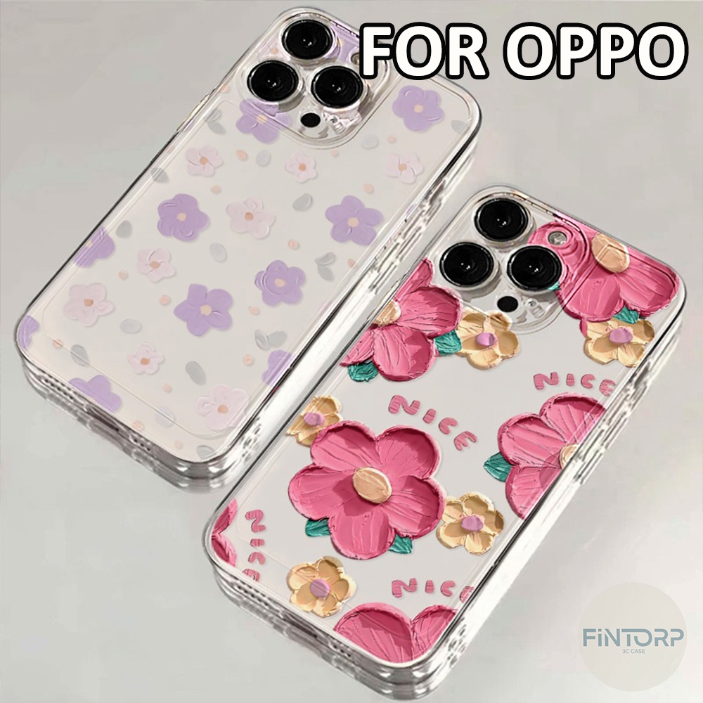 เคสทรศัพท์For OPPO A3 A3X A5 Pro A18 A38 A57 2022 A17K A58 A98 A6 A78 A96 A53 2020 A60 A5S A12 4G 5G ซิลิโคนใสแบบนิ่ม