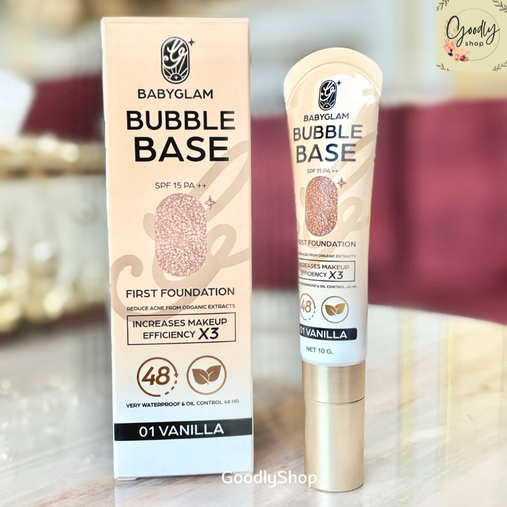 [แท้+พร้อมส่ง] เบบี้แกลม บับเบิ้ลเบส BABY GLAM 10g