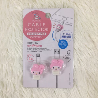 (ครบทุกลาย) เคสสายชาร์จ ตัวถนอมสายชาร์จ คิตตี้ มายเม ชินนาม่อน กีกีลาล่า แมว ชิบะ sanrio ส่งฟรี