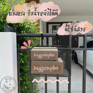 (สีดำ)ใหม่ล่าสุดรุ่น V2 ตะกร้าพี่บี้ bpd ปรับขนาดได้ทั้งตะขอและระยะแขวน!! ใส่พัสดุ+รับอาหารหน้าบ้าน