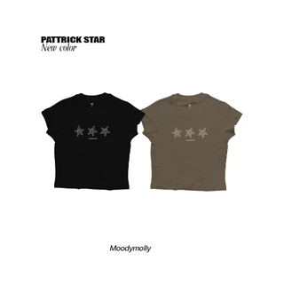 moodymolly New color เสื้อ babytee ลายสกรีนดาว