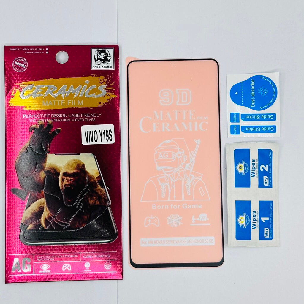 ฟิล์มเชรามิก(แบบด้าน)ใช้สำหรับReaIme/Xiaomi/Redmi pocoX3 pocoF3 C2 C3 C11 C12 C15 C17 C21 C21Y C25 C