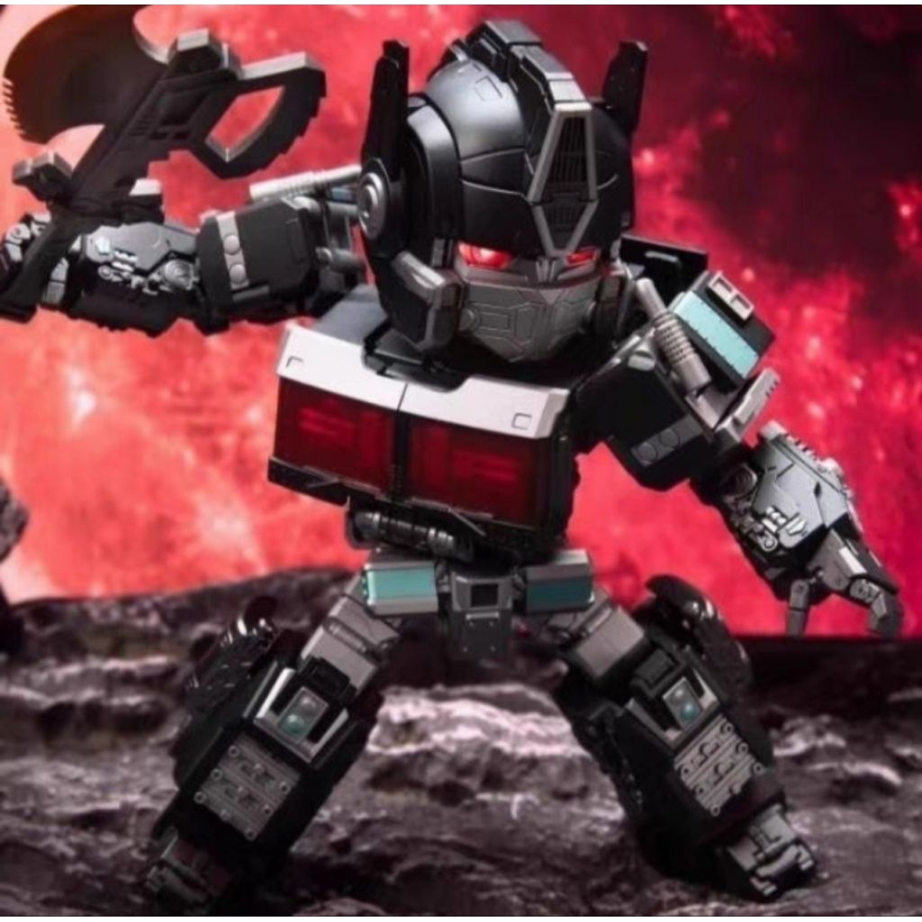 [พร้อมส่ง] JGM-Q-01 Laser Cat Toys Commander Optimus Prime Q Versionตัวเล็กน่ารัก แปลงร่างเป็นรถได้