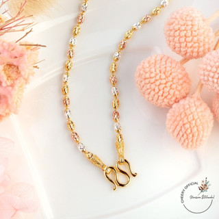 สร้อยคอสามกษัตริย์ ลายเม็ดข้าวญี่ปุ่น ยาว18-20นิ้ว พร้อมส่ง