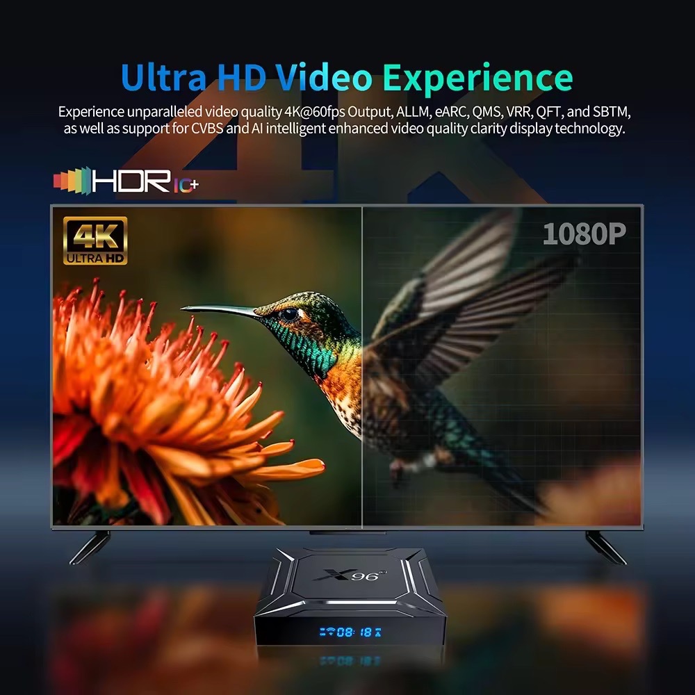 X96 M200 X5M Android 14.0 Amlogic S905X5M 2.4G/5G Wifi6 8K BT5.0 1000M Smart Tv Box ราคา ถูกที่สุด ดีลบีเคเค แกลเลอรีภาพที่ 7