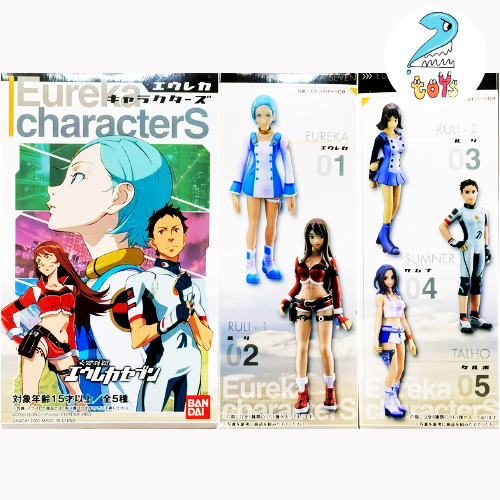 Eureka Seven โมเดล ยูเรก้า เซเว่น Gashapon กาชาปอง Eureka Seven 7 Characters 5 Collection Figure