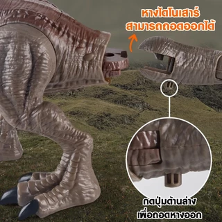 ไดโนเสาร์ จูราสิคปาร์ค จูราสิคเวริ์ล ขยับได้ มีเสียงคำราม ตัวใหญ่ ขยับหัว แขน ขาได้ บางรุ่นพ่นไอน้ำได้ **แถมถ่าน**