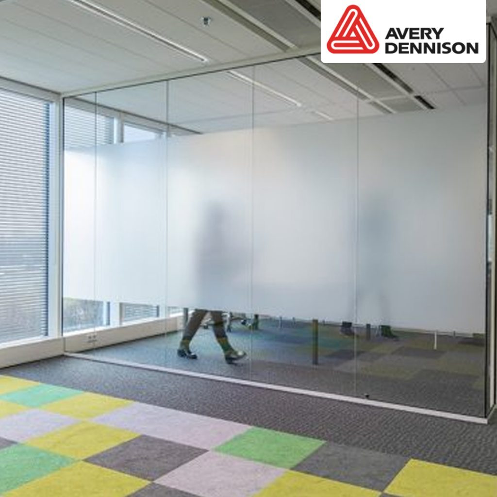 Avery Dennison สติ๊กเกอร์ฝ้าตกแต่งภายใน แบบยกม้วน ความยาว 50 เมตร/ม้วน Frosted Film