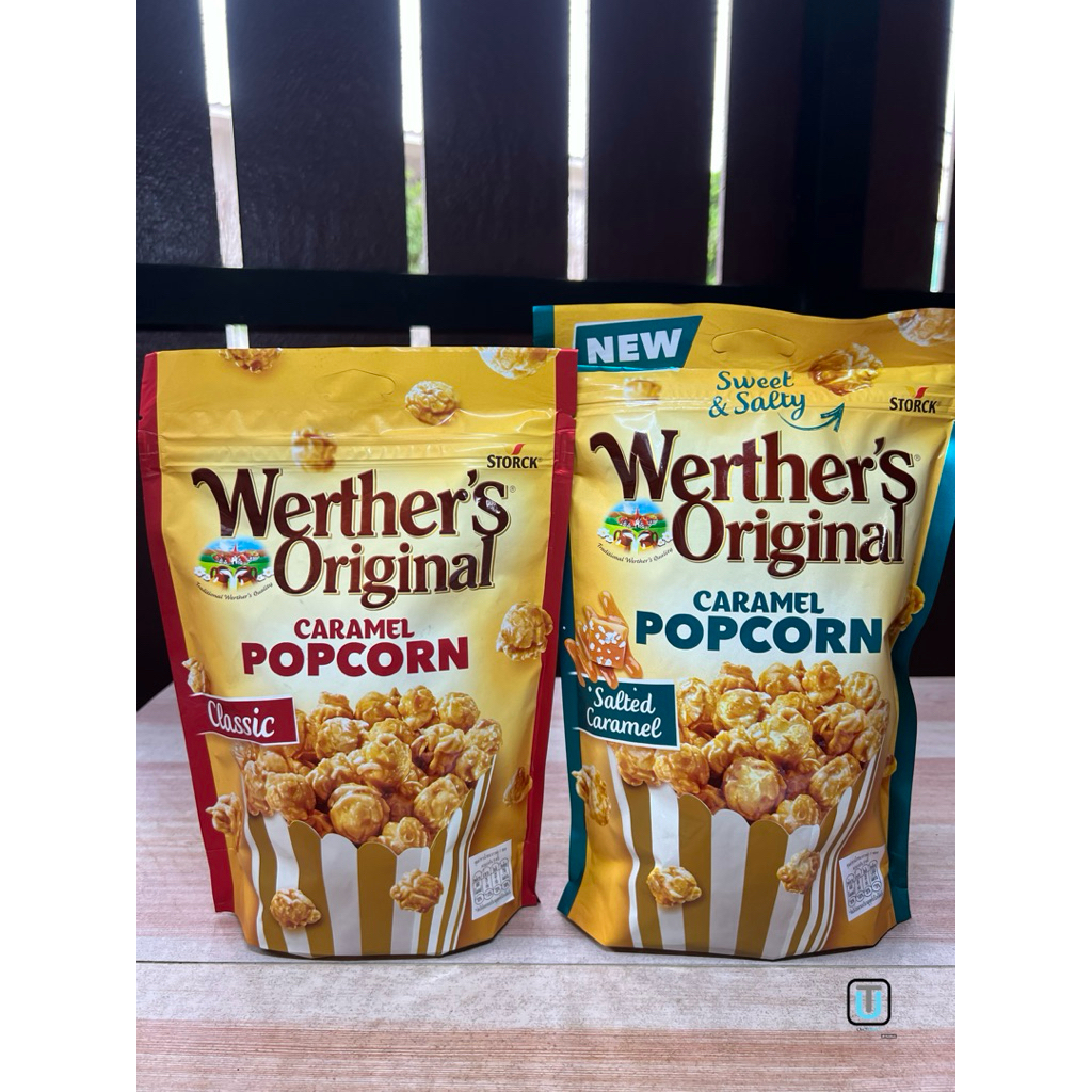 Werther's Caramel Popcorn เวอร์เธอร์ คาราเมล ป๊อปคอร์น  140ก